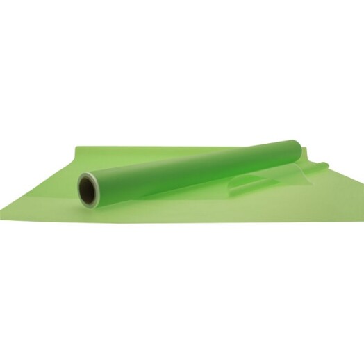 Green Frosted Cellophane