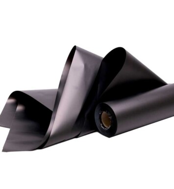 Black Frosted Cellophane