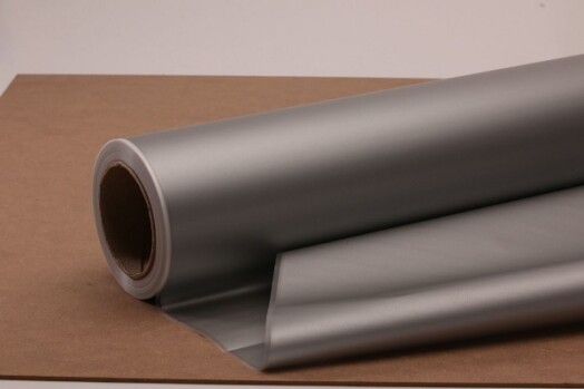 Silver Frosted Cellophane