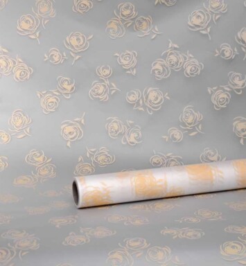 Cream Victoria Frosted Cellophane
