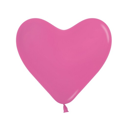 6 Inch Heart - Fashion Fuchsia