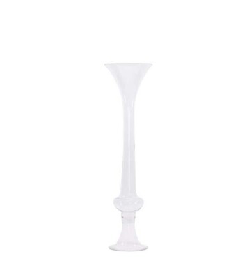 64.5cm Fluted Vase