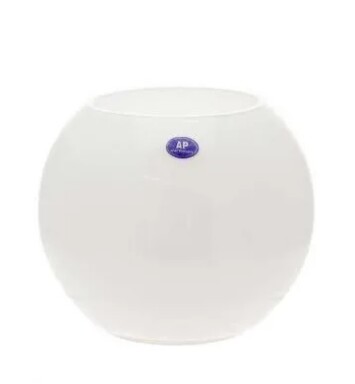 White Bubble Ball Vase