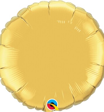 Unpackaged 18" Metallic Gold Round Foil Balloon