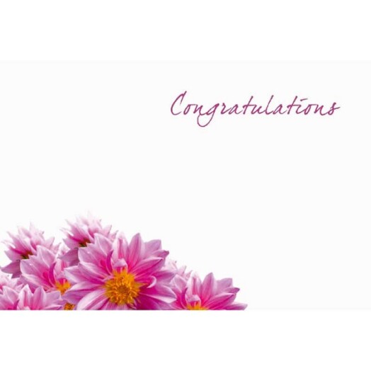 Florist Small Cards - Congratulations