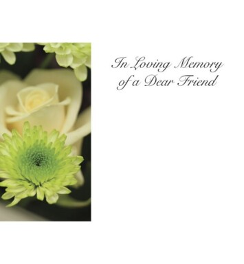 Florist Small Cards - In Loving Memory of Dear Friend