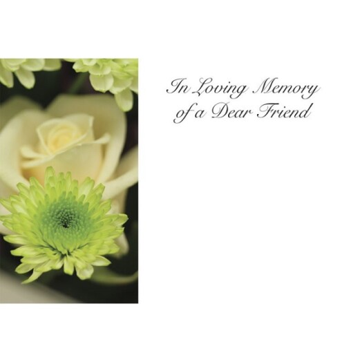 Florist Small Cards - In Loving Memory of Dear Friend
