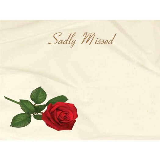 Florist Small Cards - Sadly Missed