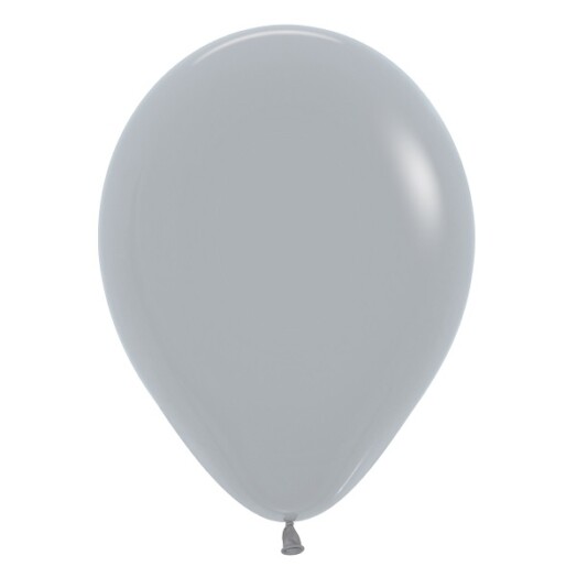 12 Inch Fashion Grey Latex Balloons 50ct