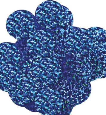 10mm Holographic Foil Confetti - Blue