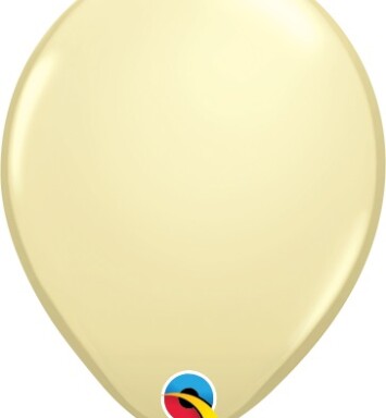 11 Inch Fashion Ivory Silk Latex Balloons 100ct