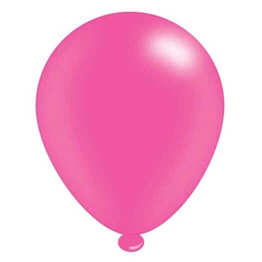 Pack of 8 Hot Pink Latex Balloons