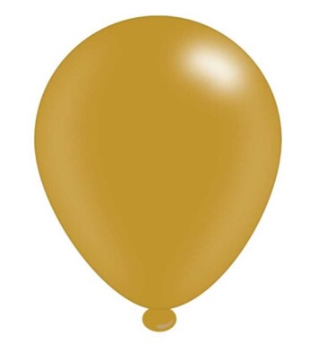 Pack of 8 Gold Latex Balloons