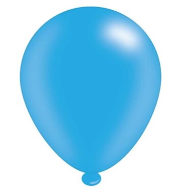 Pack of 8 Light Blue Latex Balloons