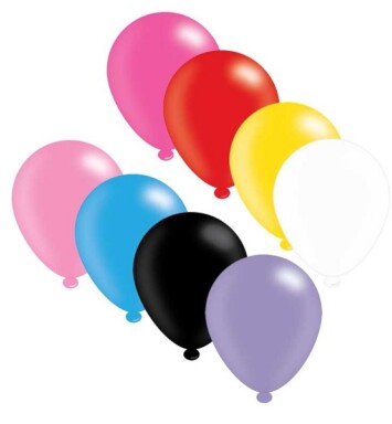 Pack of 25 Assorted Latex Balloons