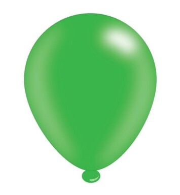 Pack of 8 Green Latex Balloons