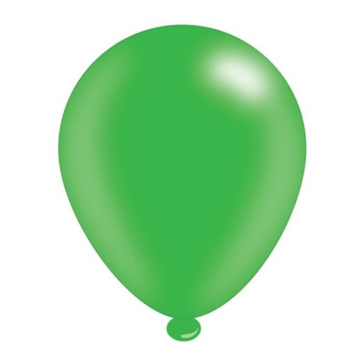 Pack of 8 Green Latex Balloons