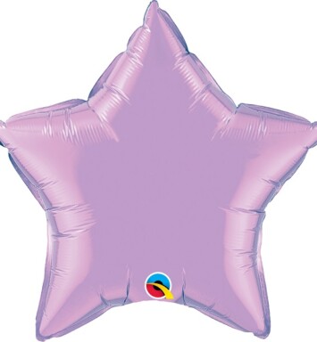 Unpackaged 20" Pearl Lavender Star Foil Balloon