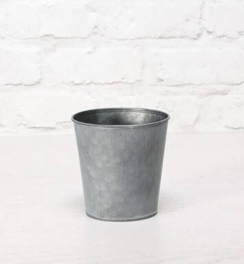 Antique Grey Zinc Pot