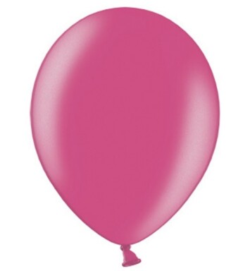 12 Inch Metallic Fuchsia Latex Balloons 100ct