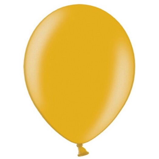 12 Inch Metallic Gold Latex Balloons 100ct