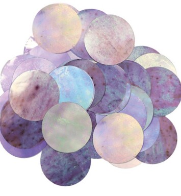10mm Metallic Foil Confetti - Iridescent