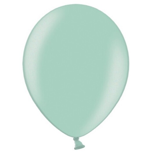 5 Inch Metallic Light Green Latex Balloons 100ct