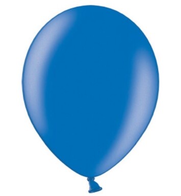 5 Inch Metallic Royal Blue Latex Balloons 100ct