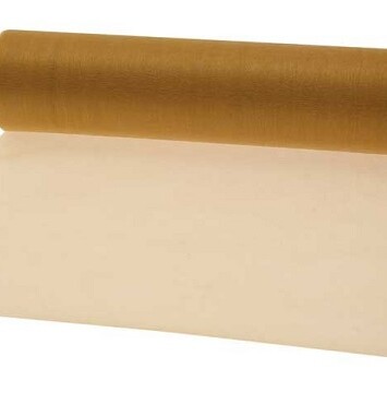 29cm x 25m Soft Organza Gold