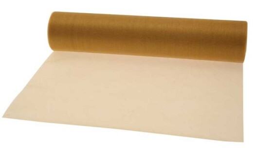 29cm x 25m Soft Organza Gold