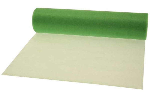 29cm x 25m Soft Organza Lime Green