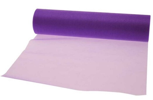 29cm x 25m Soft Organza Purple