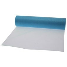 29cm x 25m Soft Organza Light Blue