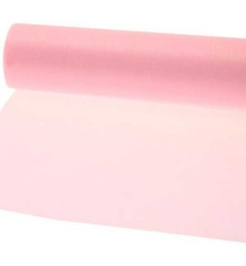 29cm x 25m Soft Organza Baby Pink