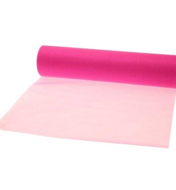 29cm x 25m Soft Organza Hot Pink