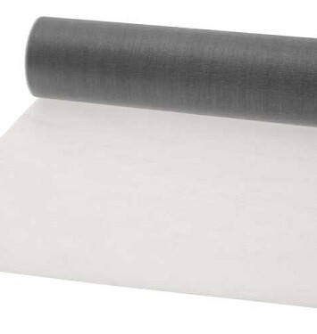 29cm x 25m Soft Organza Silver