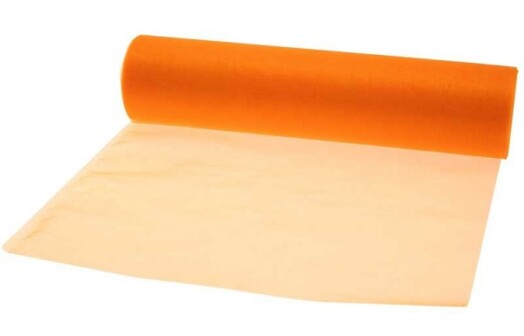 29cm x 25m Soft Organza Orange