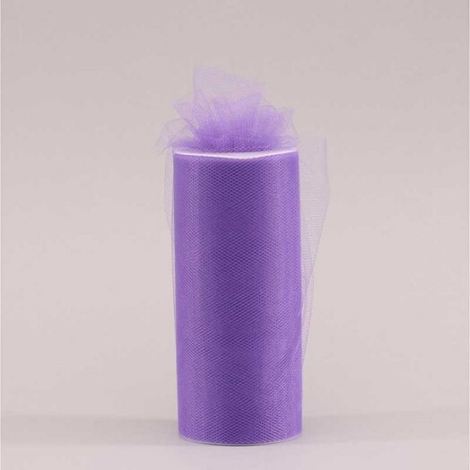 15cm x 25yds Tulle Lavender