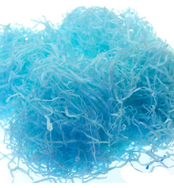 25g Shredded Tissue Paper Light Blue