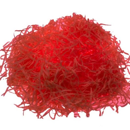 25g Shredded Tissue Paper Red