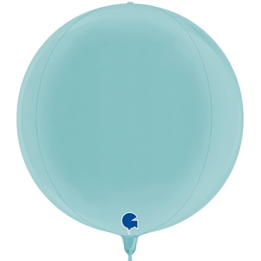 11 Inch Globe Balloon - Pastel Blue