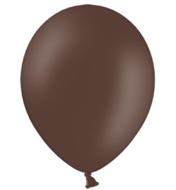 12 Inch Pastel Coca Brown Latex Balloons 100ct