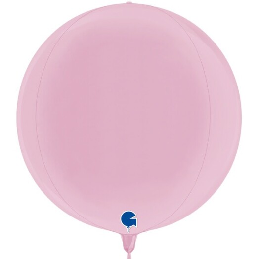 15 Inch Globe Balloon - Pastel Pink