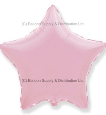 Unpackaged 32" Pastel Pink Star Foil Balloon