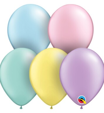 11 Inch Pastel Pearl Assortment Latex Balloons 25ct