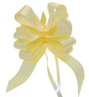 50mm Pullbow - Light Yellow
