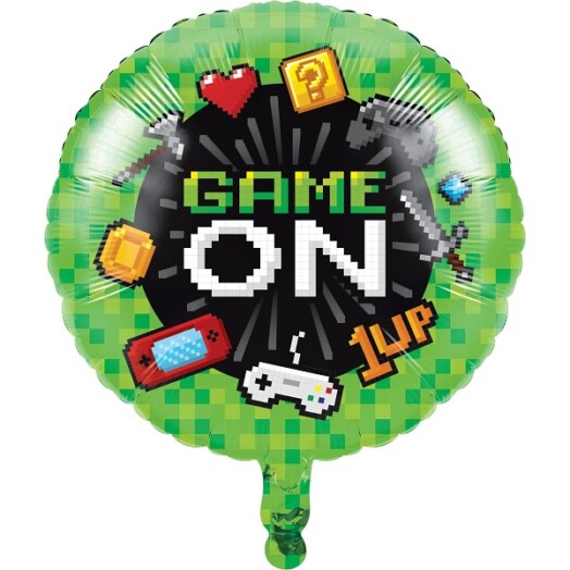 18" Gaming Party Foil Balloon