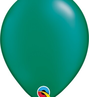 11 Inch Pearl Emerald Green Latex Balloons 25ct
