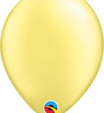 5 Inch Pearl Lemon Chiffon Latex Balloons 100ct