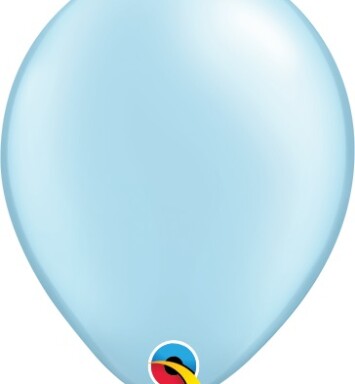 11 Inch Pearl Light Blue Latex Balloons 100ct